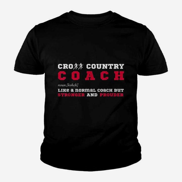 Cross Country Coach Sports Coaching Definition Gift Kid T-Shirt