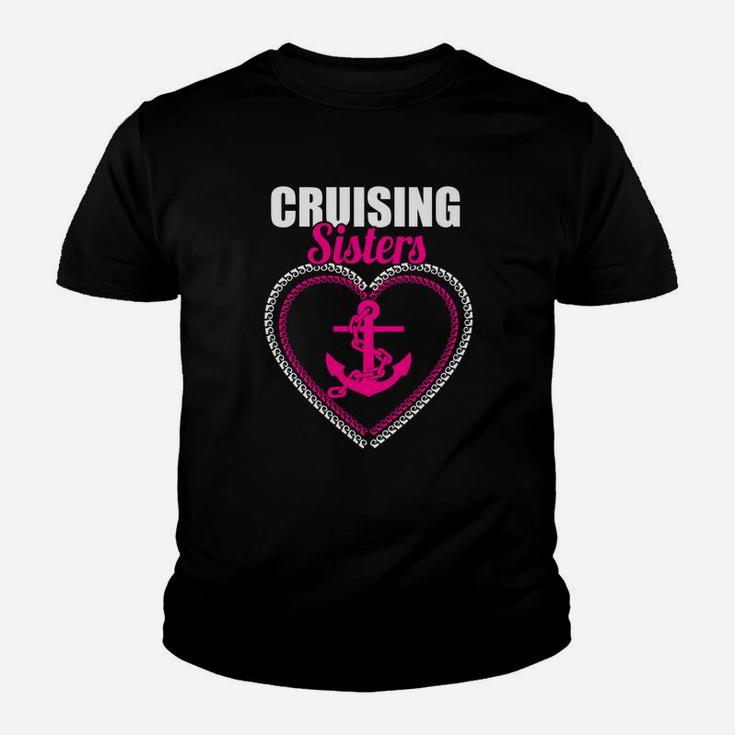 Cruising Sisters Funny Holiday Cruise Ship Summer Kid T-Shirt