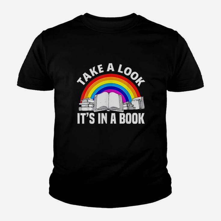 Cute Book Reader Rainbow Book Kid T-Shirt