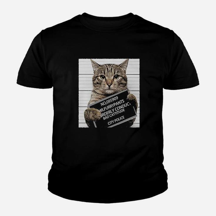 Cute Cat Funny Prison Kid T-Shirt