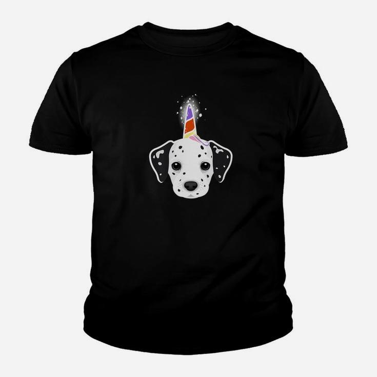 Cute Dalmatian Unicorn Funny Premium For Dog Lovers Kid T-Shirt