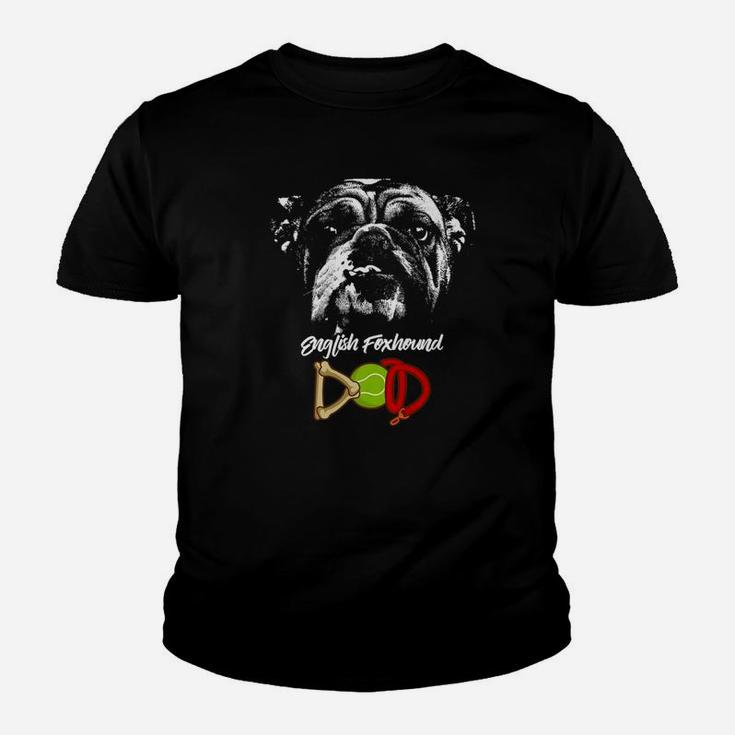 Cute English Bulldog Dad, christmas dog gift, gifts for dog owners, dog gifts Kid T-Shirt