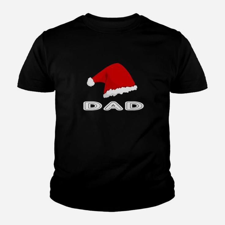 Dad Christmas Santa Hat Family Matching Pajama Papa Kid T-Shirt