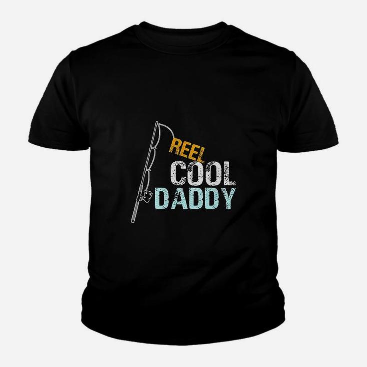Dad Father Husband Hubby Present Gift Reel Cool Daddy Kid T-Shirt