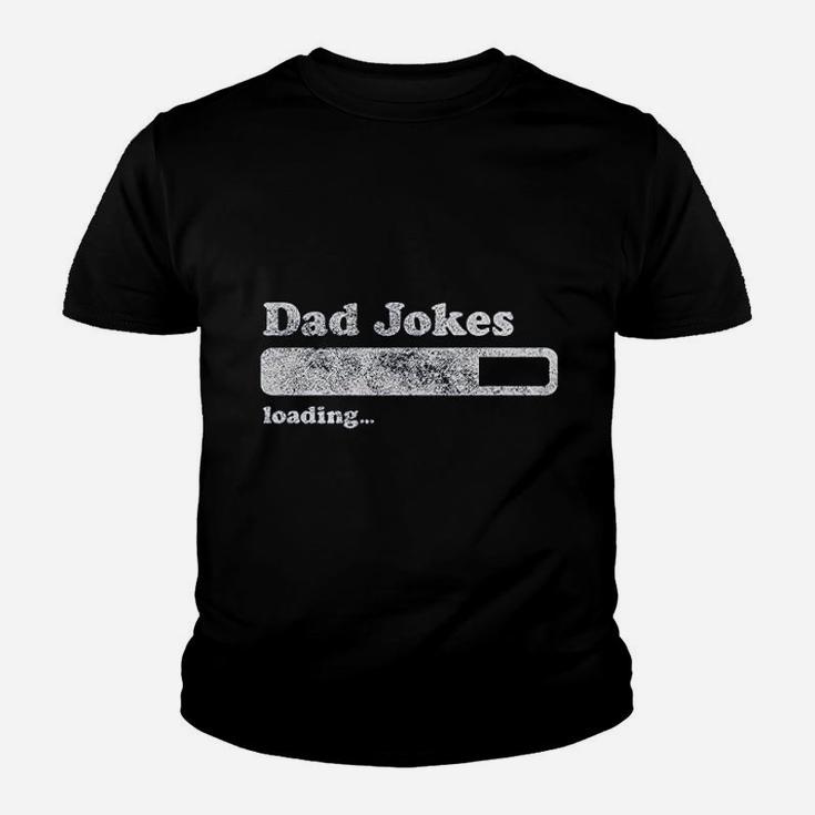 Dad Jokes Loading Funny Fathers Day Papa Kid T-Shirt