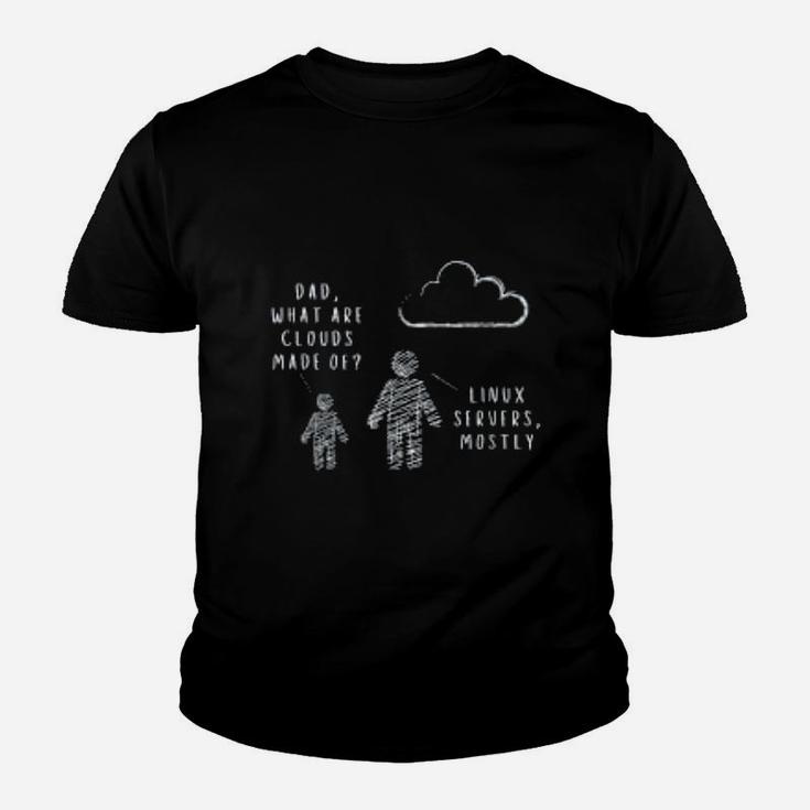 Dad What Are Clouds Made Of Fun Programmer Kid T-Shirt