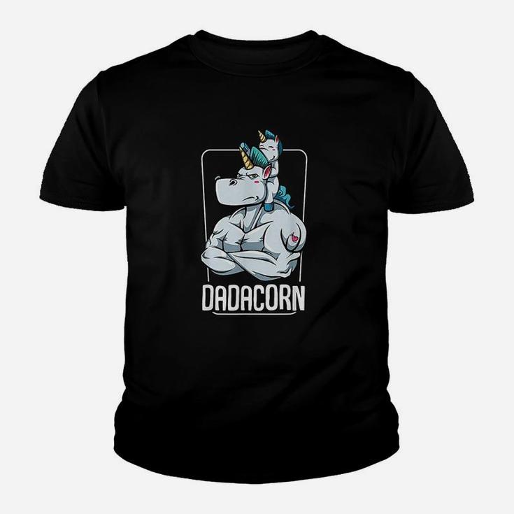 Dadacorn Proud Unicorn Dad Kid T-Shirt
