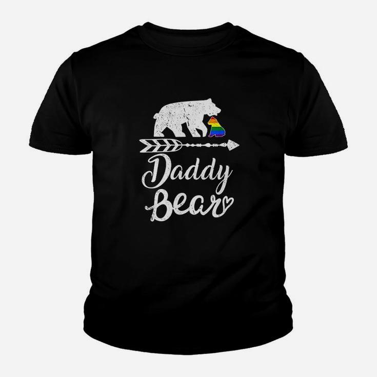 Daddy Bear Lgbt Rainbow Pride Gay Lesbian Kid T-Shirt
