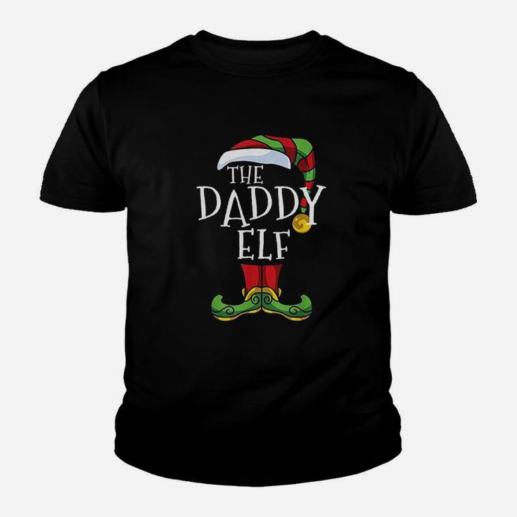 Daddy Elf Family Matching Christmas Group Gift Pajama Kid T-Shirt