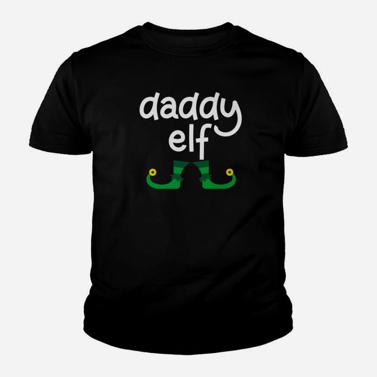 Daddy Elf Funny Christmas Gift For Dad Elf Costume Kid T-Shirt