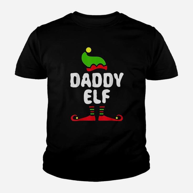 Daddy Elf Matching Christmas Kid T-Shirt