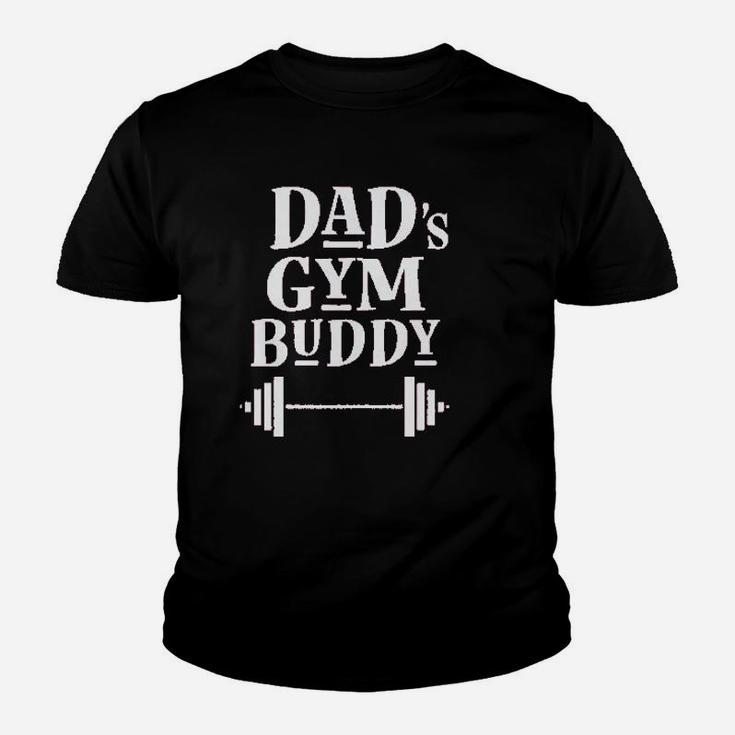 Daddy Gym Buddy Workout Fitness Kid T-Shirt