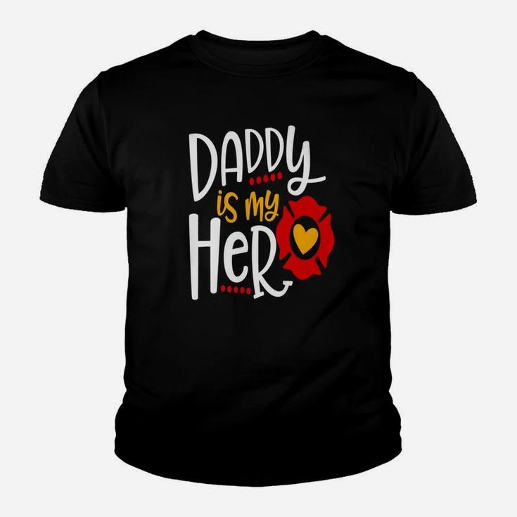 Daddy Is My Hero Firefighter, dad birthday gifts Kid T-Shirt