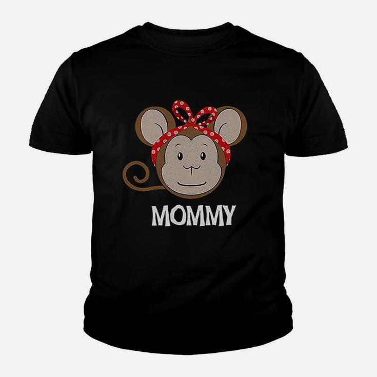 Daddy Mommy Monkey Personalized Family Monkey Kid T-Shirt