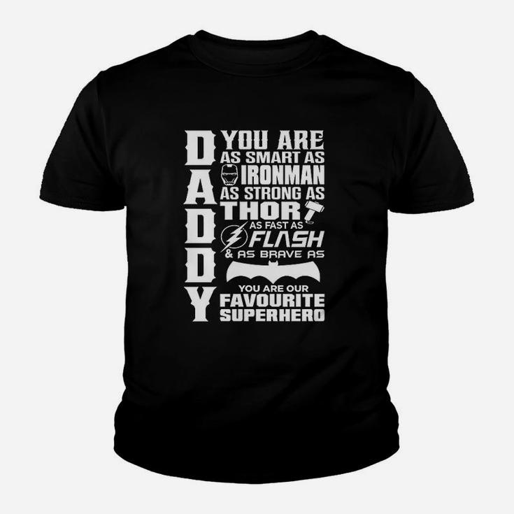 Daddy Superhero, dad birthday gifts Kid T-Shirt