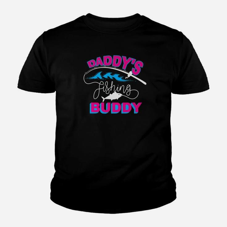 Daddys Fishing Buddy For Men And Women Who Loves Fishing Kid T-Shirt