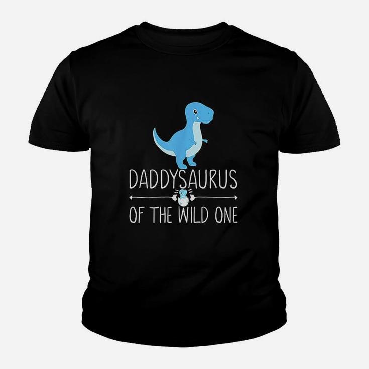 Daddysaurus Rex Daddy Dinosaur With Babysaurus Egg Cute Dads Kid T-Shirt