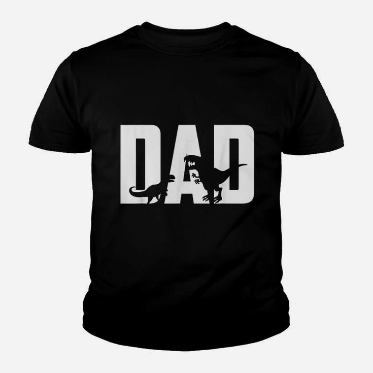 Dadsaurus Dinosaur Dad Fathers Day Gift Dinosaur Dad Kid T-Shirt