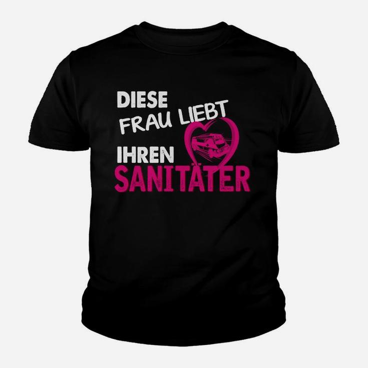 Daies Frau Liebt Ihren Sanitäter Kinder T-Shirt