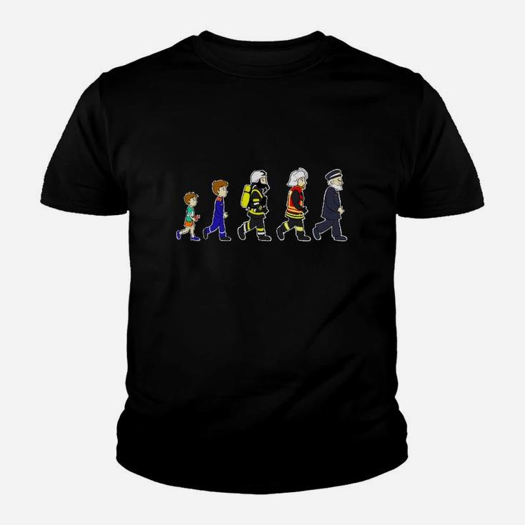 Das Neue Feuerwehr Evolutions Kinder T-Shirt