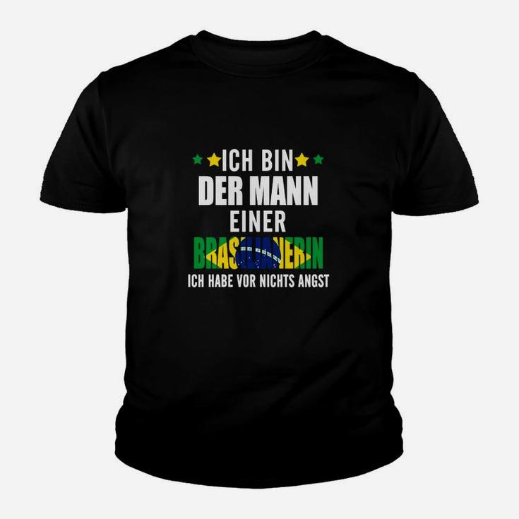 Der Mann Einer Brasilianerin Kinder T-Shirt