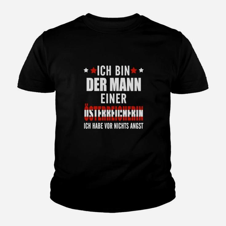 Der Mann Einer Österreicherin Kinder T-Shirt