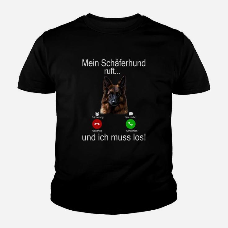 Deutscher Schäferhund Mein Schäferhund Ruft Kinder T-Shirt