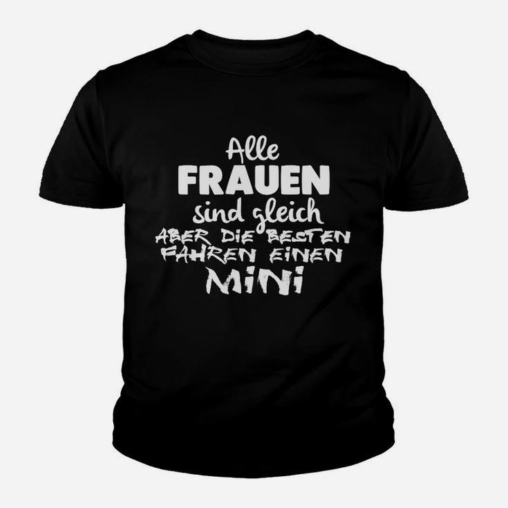 Die Beste Frau Fährt Einen Mini Kinder T-Shirt