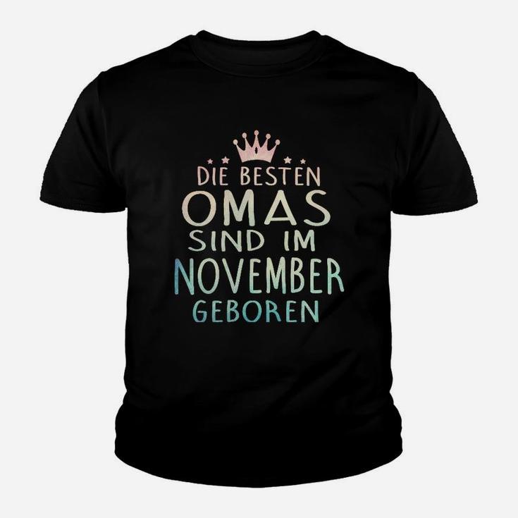 Die Besten Omas Sind Im November Geboren Kinder T-Shirt