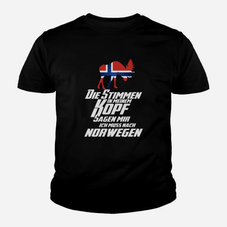 Die Stimmte Ich Muss Nach Nach Norwegen Kinder T-Shirt