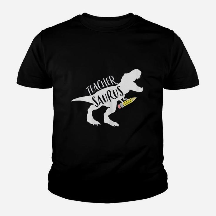 Dinosaur Teacher Teachersaurus Rex Funny Dino Kid T-Shirt