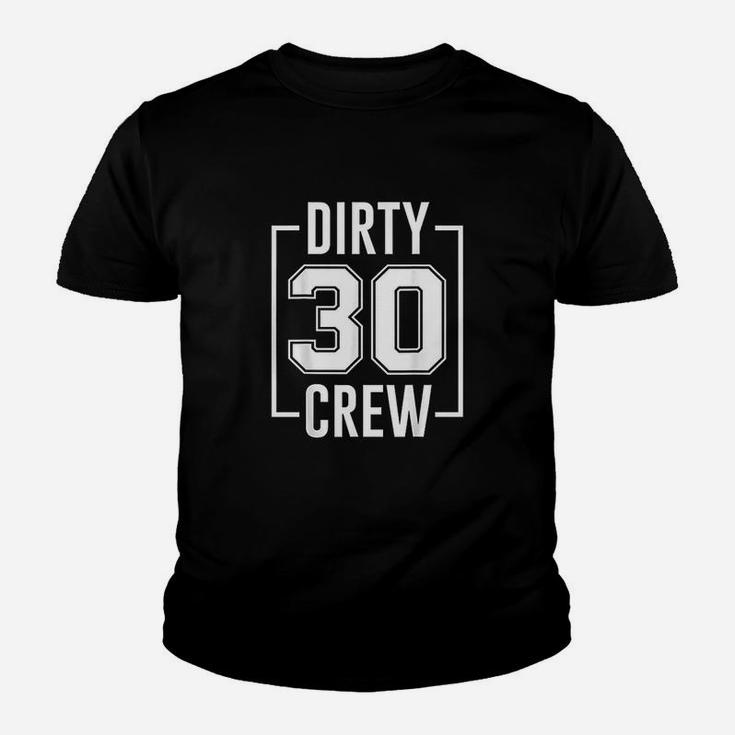 Dirty 30 Crew 30th Birthday Squad B-day Long Sleeve T-Shirt - Seseable