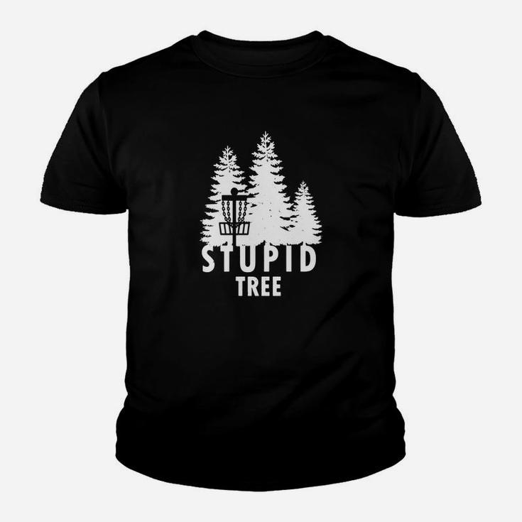 Disc Golf Stupid Tree T-shirt Funny Frolf Tee Kid T-Shirt