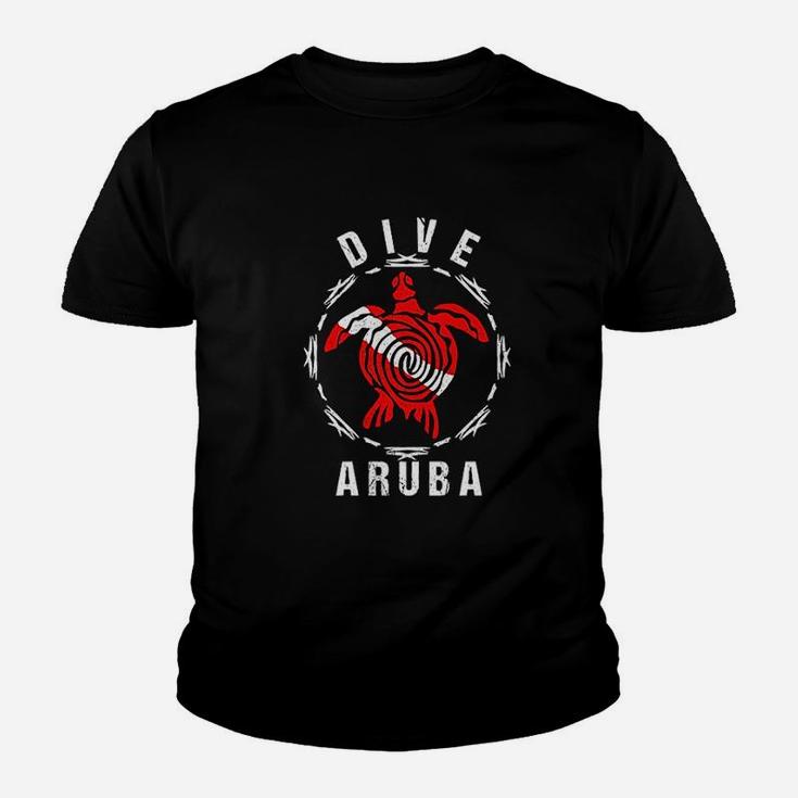 Dive Aruba Vintage Tribal Gift Kid T-Shirt