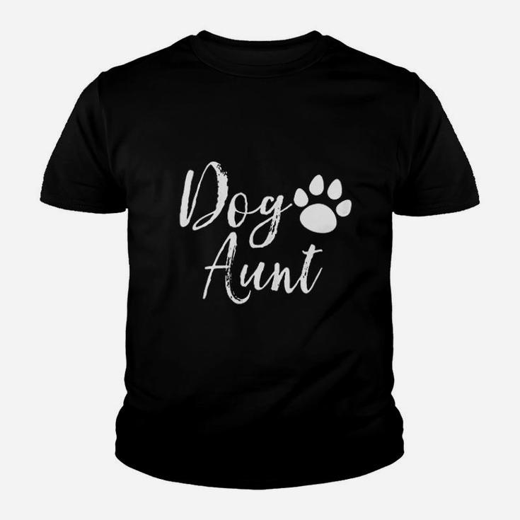 Dog Aunt Funny Aunties Kid T-Shirt