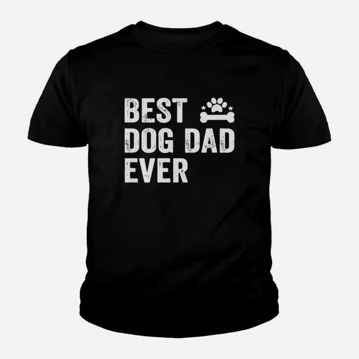 Dog Dad Best Dog Dad Ever Kid T-Shirt