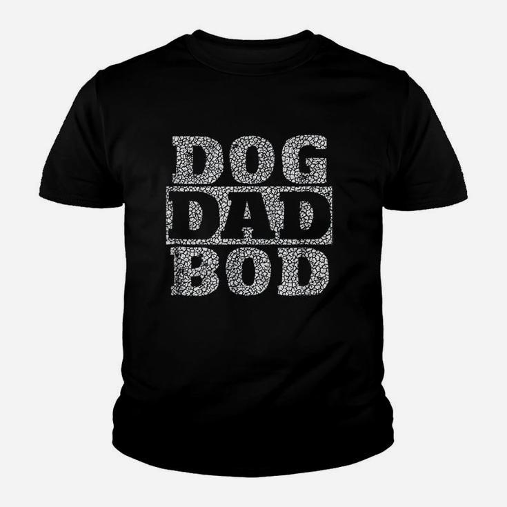 Dog Dad Bod Distressed Pet Owner Kid T-Shirt