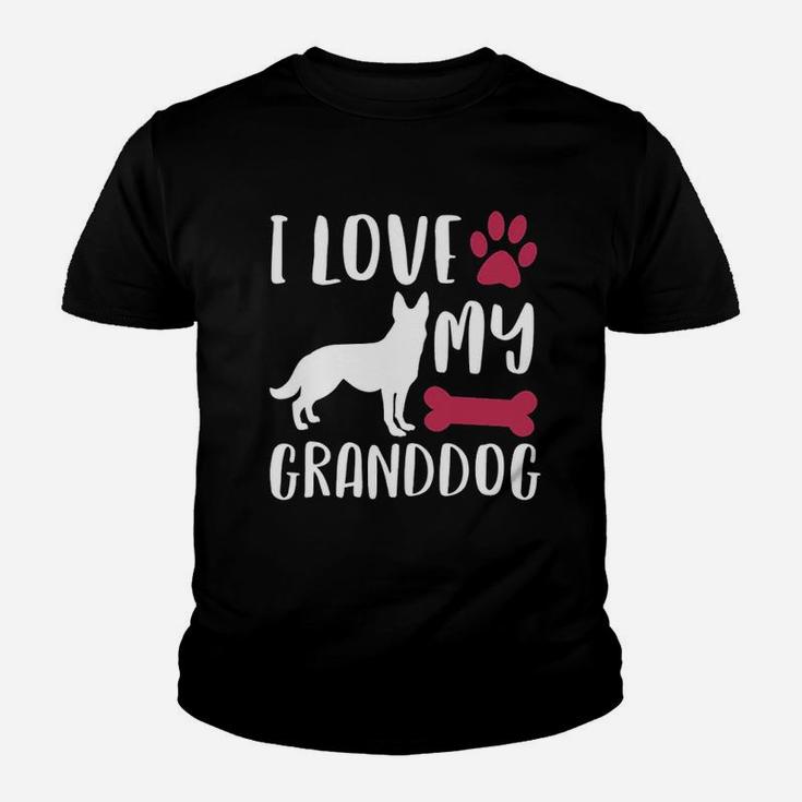 Dog Grandma Grandpa Granddog Kid T-Shirt