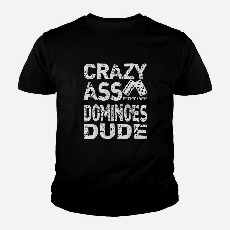 Dominoes Double Six Funny Dominoes Assertive Kid T-Shirt