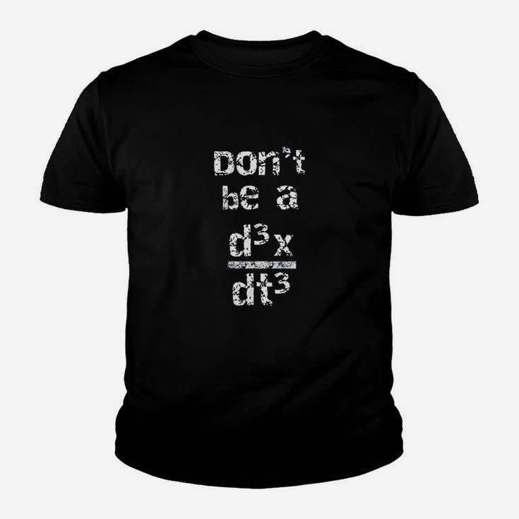 Dont Be A Jerks Distressed Calculus Math Teacher Kid T-Shirt