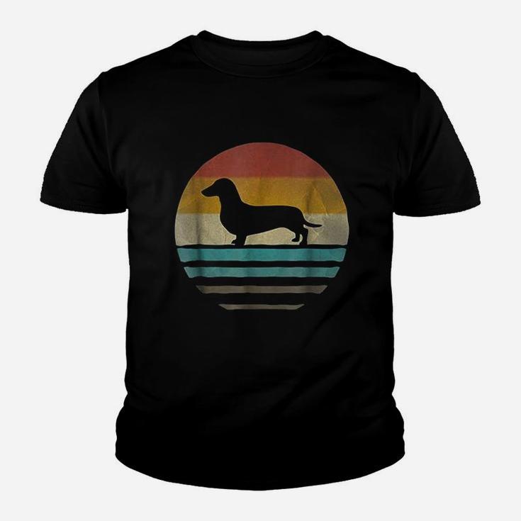 Doxie Dachshund Dog Shirt Retro Vintage 70s Silhouette Gift