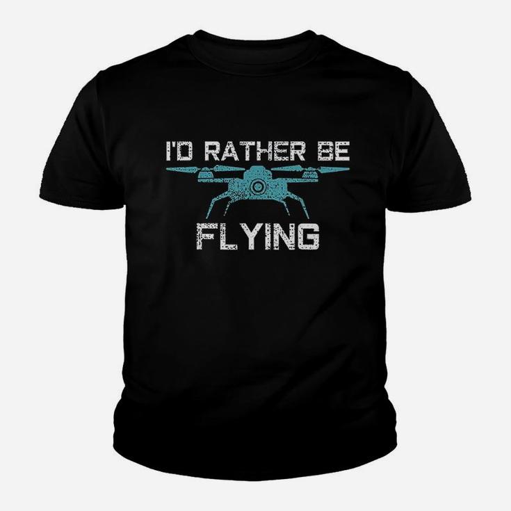 Drone Flying Gift Vintage Pilot Gift Kid T-Shirt