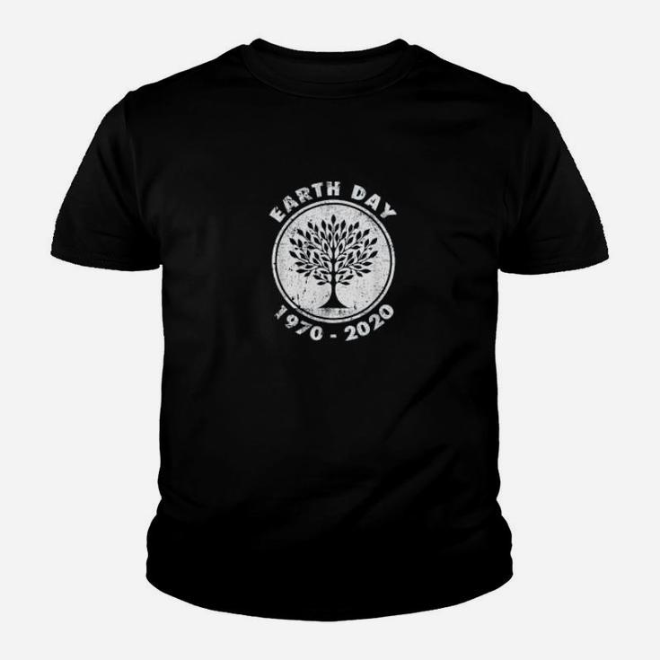 Earth Day 50th Anniversary 2020 Climate Change Tree Kid T-Shirt