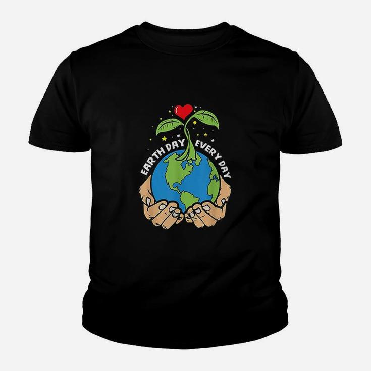 Earth Day Every Day Climate Strike Environmentalist Gift Kid T-Shirt