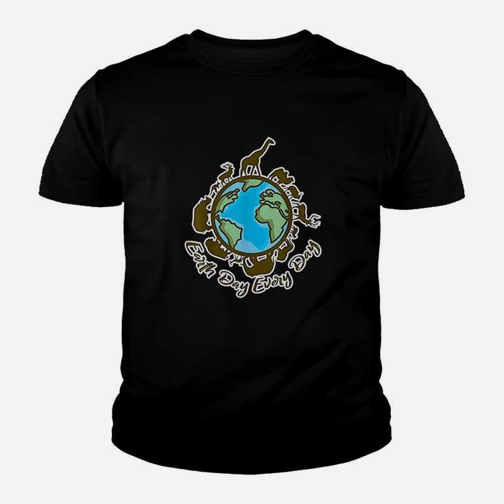 Earth Day Every Day Gift For Planet Lovers Eco Kid T-Shirt