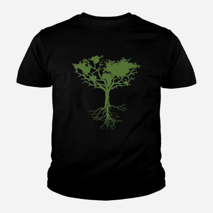 Earth Tree Climate Change Ecology Environment Global Warming Green Tree Nature Youth T-shirt