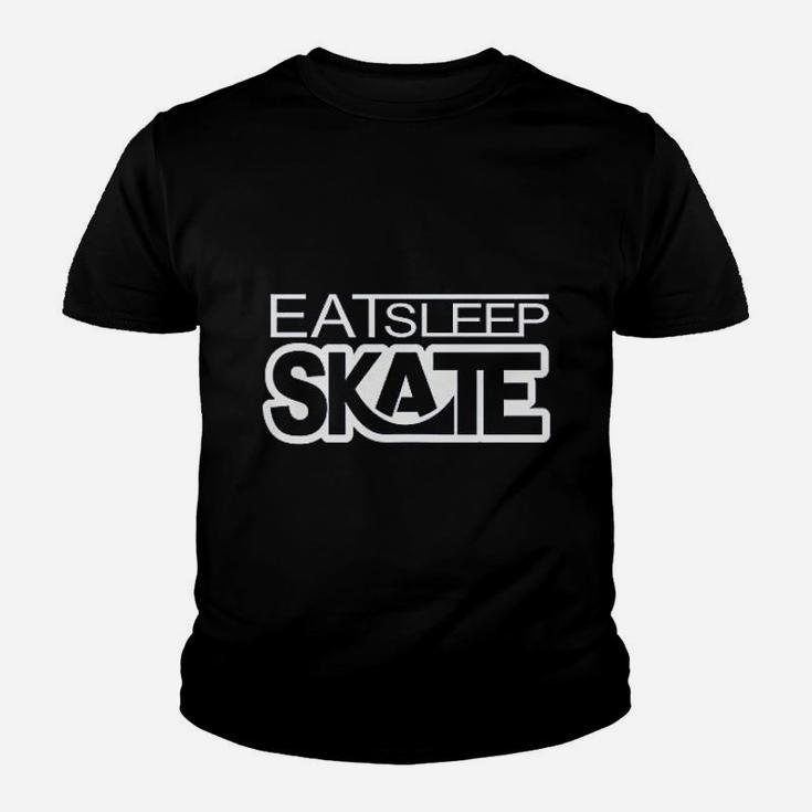 Eat Sleep Skate Skate Longboard, Skateboard Gifts Kid T-Shirt
