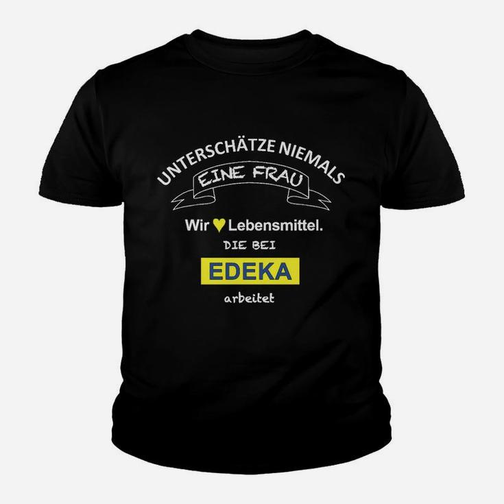 EDEKA Mitarbeiterin Damen Kinder Tshirt, Lustiger Spruch für Frauen