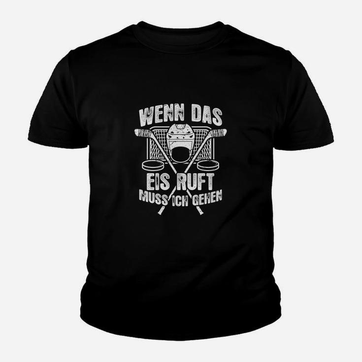 Eishockey Das Eis Ruft Geschenk Kinder T-Shirt