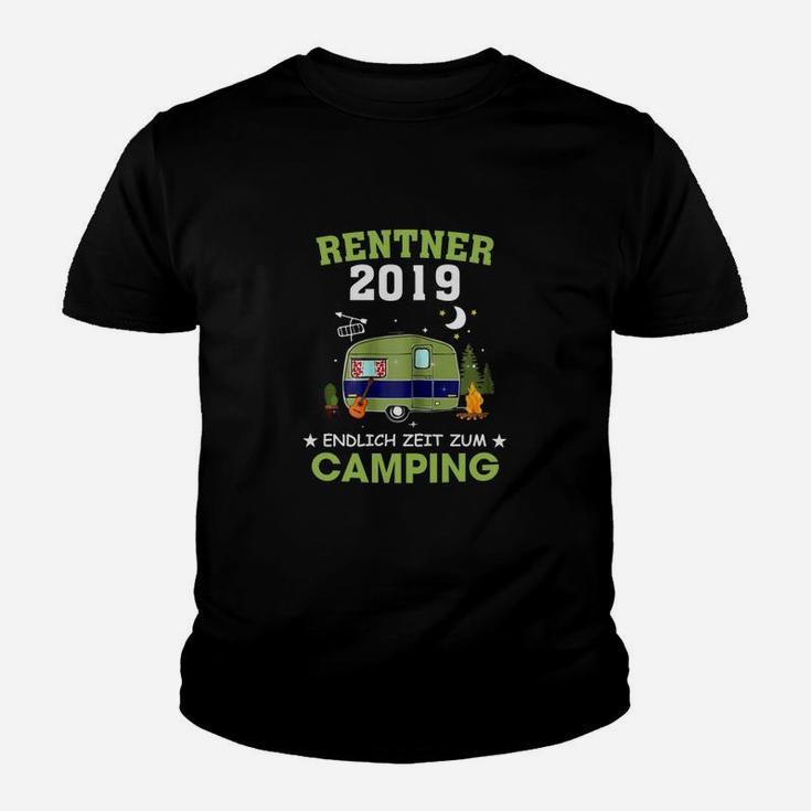 Endlich Zeit Zum Camping Kinder T-Shirt